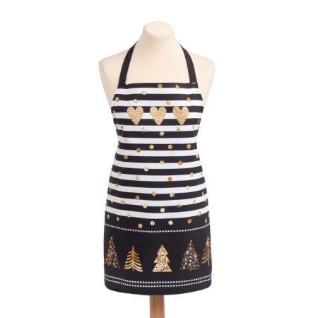 Apron "Ethel: Golden City", 65 × 60 cm, 100 % cotton, sarzha, 190 g/m²-2