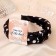 Hair cap "Coquet" 3 cm, black peas
