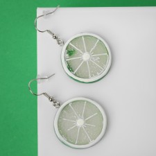 Earrings plastic 