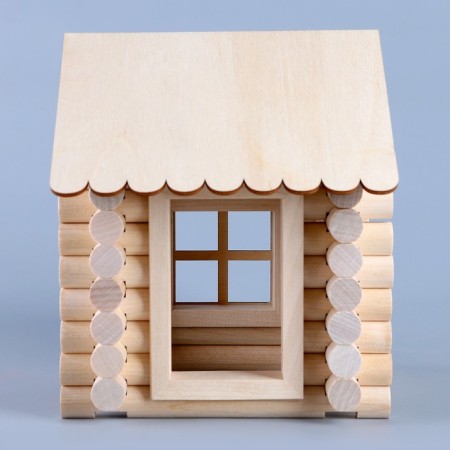 Designer "Collect a house from logs No. 2"-4