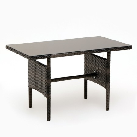 Garden table "Farell" dining, weaving: artificial rattan, 120 x 70 x 70 cm