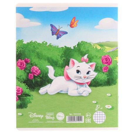 Notebook in a cage 12 sheets, 5 types of mix, cover coated cardboard, cats aristocrats-9