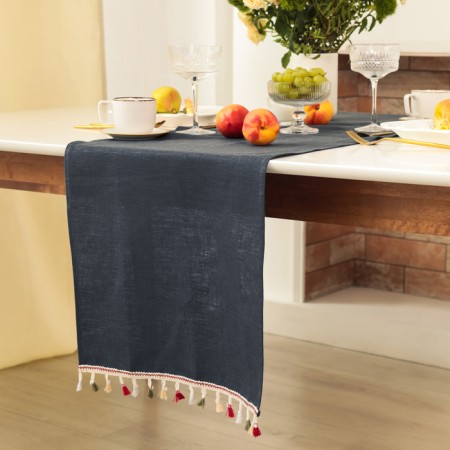 Ethel Collection 40x146 cm track, central mix 100% linen-1