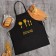 Apron Ethel "Cooking", col. black, 70*68 cm, 100% p/e