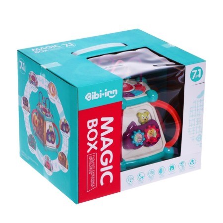Developing toy "Logic Center", light and sound effects, works from batteries-13