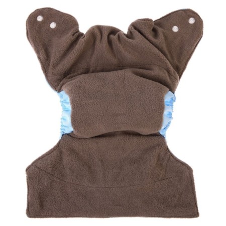 Panties-scammer, reusable, carbon-bamboo fabric, blue color, from 0-36 months.-7