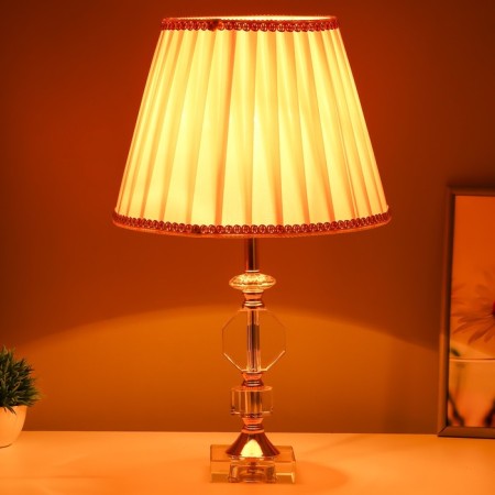 Hell lamp "Jacqueline" E27 40W gold 30x30x49 cm Risalux-1
