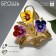 Brooch "Flower Basket" Anyutin's eyes, colored in gold