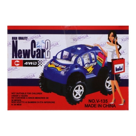 Drive jeep "Tricky", works on batteries, red color-4