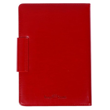 Deliciper of Leduced A5, 160 Prestige sheets, solid cover, artificial leather, magnetic straps, red-10