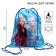 A bag for shoes 420 x 350 mm, cold heart "Anna and Elsa" (soft polyester, density 210d)