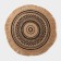 Serving napkin "Africa", d = 35 cm, black color