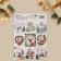 Paper stickers "Magic Forest", 11 x 15.5 cm, New Year