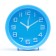 Clock - desktop an alarm clock, discrete move, 10 x 10 cm, aa