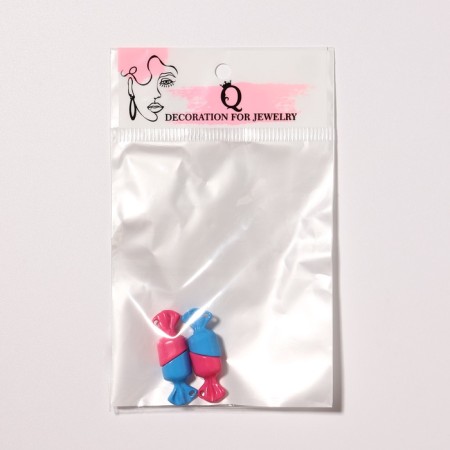 Magnetic Castle "Confet" (set 2 pcs.), Pink-blue color-3