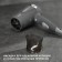 Hairdryer Scarlett SC074, 1400 watts, folding handle, 2 speeds, gray
