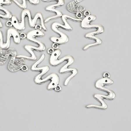 Decor for creativity Metal "Snake" 2.1x1.7 cm-1