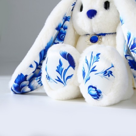Soft toy of Bunny "LI in Kokoshnik", hare-6