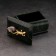 Corps "Ural" rectangular, coil, with decorative stone, 7.5x5x5x5.5 cm