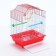 Poultry cell equipped BD-1/4F, 30 x 23 x 39 cm, red (packing 12 pcs)