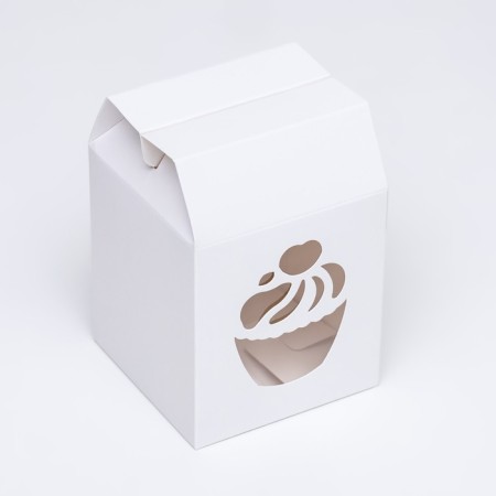 Box for desserts, white, 15 x 10 x 10 cm-1