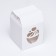 Box for desserts, white, 15 x 10 x 10 cm