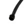 Flexible watering for water zein English, nylon, 1/2 ", tuzer nut, 80 cm, with a key, black