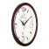 Watching clock, interior "Coffee", D-22 cm, silent, brown body