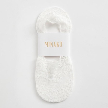 Invisible socks female "flowers", size 36-37 (23 cm)-2