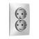 Double Tot Elegant, 16 a, hidden, with salary, silver
