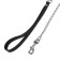 Chain leash with a leather handle, 1.2 m x 1.6 mm, mix