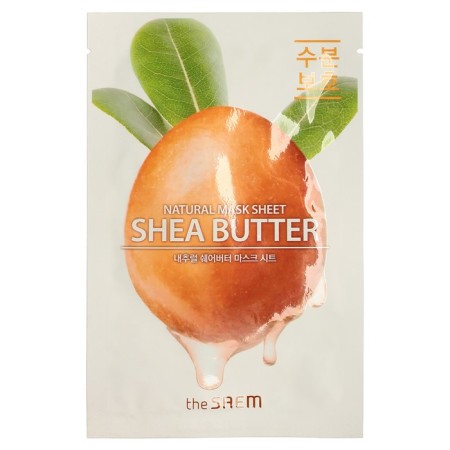 Facial face mask The Saem Natural Mask Sheet Shea Butter, 21 ml