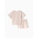 Kit for children (T-shirt, shorts) minku, beige color, height 80-86 cm