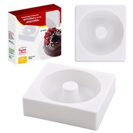 Form for mousse desserts multidide "Classic", silicone, size 14.5x13x4 cm