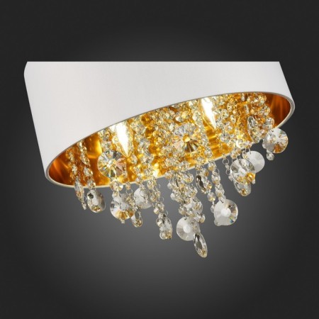 Suspension lamp ST LUCE. SL1350.503.04. Lacchia. 4x40 watts, E14, 40x40 cm, chromium color-13