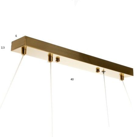 Chandelier 1607/2 LED 73W 4000k gold 85x35 cm Bayerlux-5