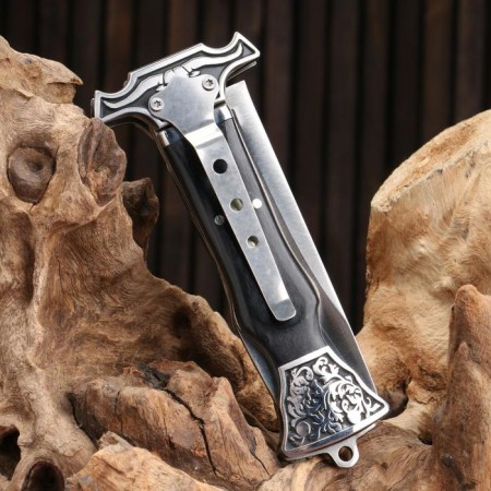 Folding "Matador" steel - 420, handle - wood, 22 cm-2