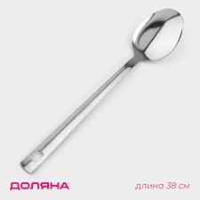 Spoon pouring of stainless steel of a share of EVERYDAY, 38 × 7 cm, thickness 3 mm, silver color