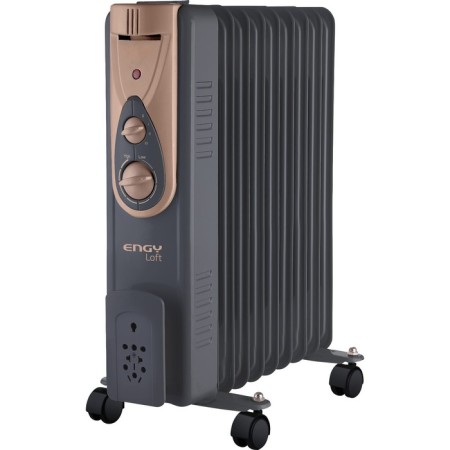 ENGY EN-2409 Loft heater, oil, floor, 2000 watts, 20 m², black