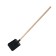 Speech shovel, l = 141 cm, with stiffness ribs, wooden stalk 1 grade, mix