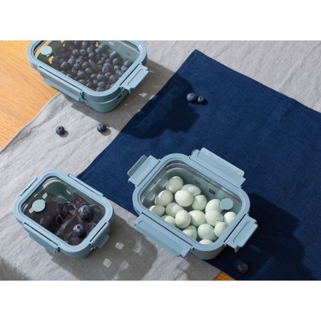 Container for baking, storage and carrying of products in the Smart Solutions cover, Blue color, 1050 ml-23