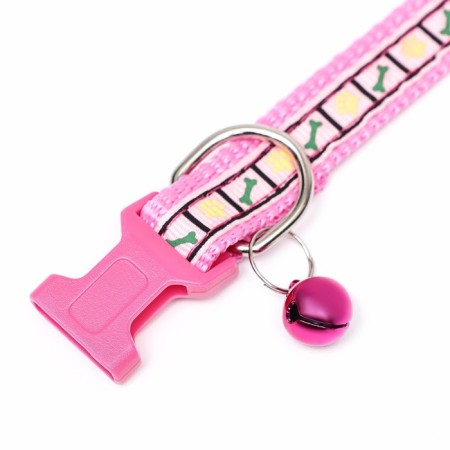 Collar "hearts" 37 x1.5 cm, Osh 24-41, pink-6