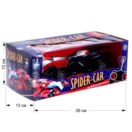 The radio-controlled machine spider-Car works from batteries, mix-4