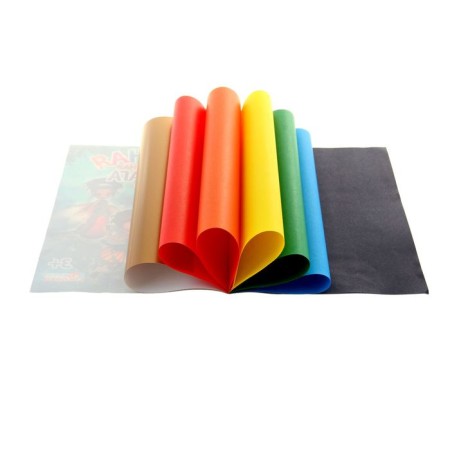 Colored paper A4, 10 sheets, 10 colors "Fairies", magical (gold+silver), offset, bilateral, on the bracket-1