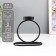 Summary metal per 1 candle "Ring" d = 4 cm black 11x6x11 cm