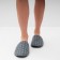 Women's slippers, size 38-39, gray color