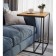 The attached “Highgret” table, 500 × 500 × 705 mm, metal, MDF, American oak color