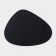 Serving napkin on the TEM table, 45 × 35 cm, black color