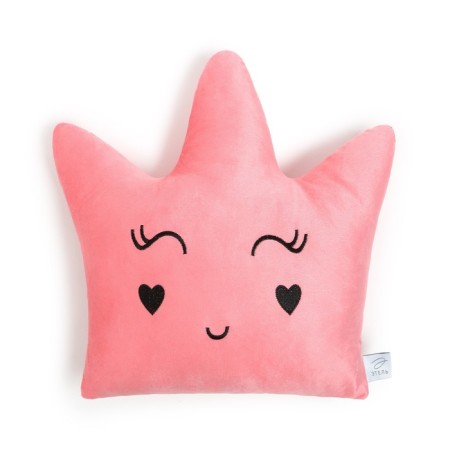 Ethel "Crown" pink 48x38cm, velor, 100% p/e