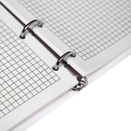 Notebook A5, 80 sheets, on 4 rings, a leopard notebook, cover coated cardboard, glossy lamination, rounded corners-4